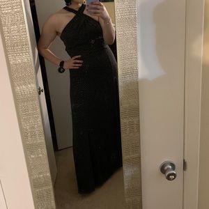 Halston - Extra long formal dress size 14